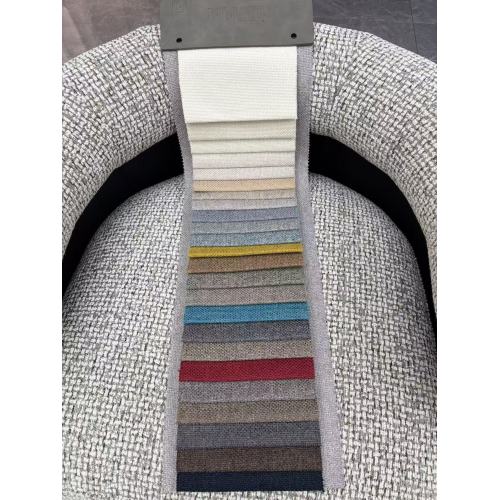 Tela de tapicería de lino duradera para muebles de hogar