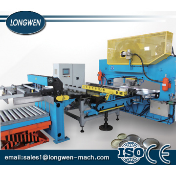 Stamping punch press end cap lid making machine and equipment