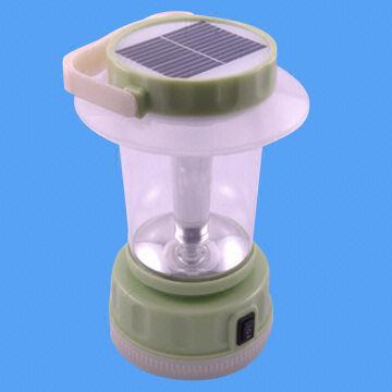 Rechargeable LED solar camping lantern with hand generator and 12-14 hours lighting time