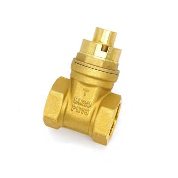 1/2 Inch Brass Gate Valve with Anti-Theft Magnetic Lock