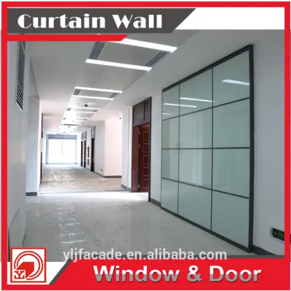 Aluminium Partition For Office Premium Glass Partition