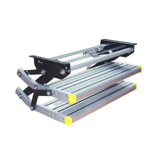Aluminum Alloy Folding Double Step Stair Manual for RV Motor Accessories