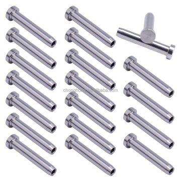 Keluli tahan karat T316 Threaded stud ketegangan akhir kelengkapan untuk 1/8 "Kit pagar kabel: Swage Swage mati berakhir