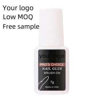 Fast Dry Ultra Strong Nail Glue Brush-on with Custom Logo OEM No UV Lamp