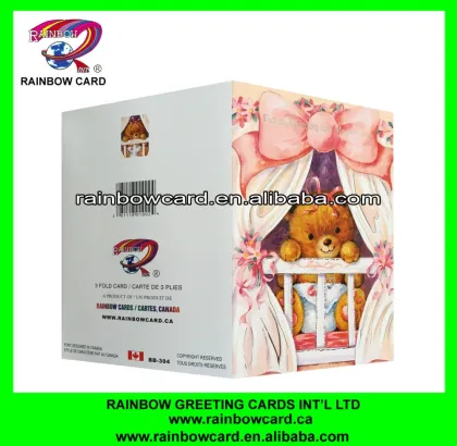 Baby Girl Baby Shower Greeting Card