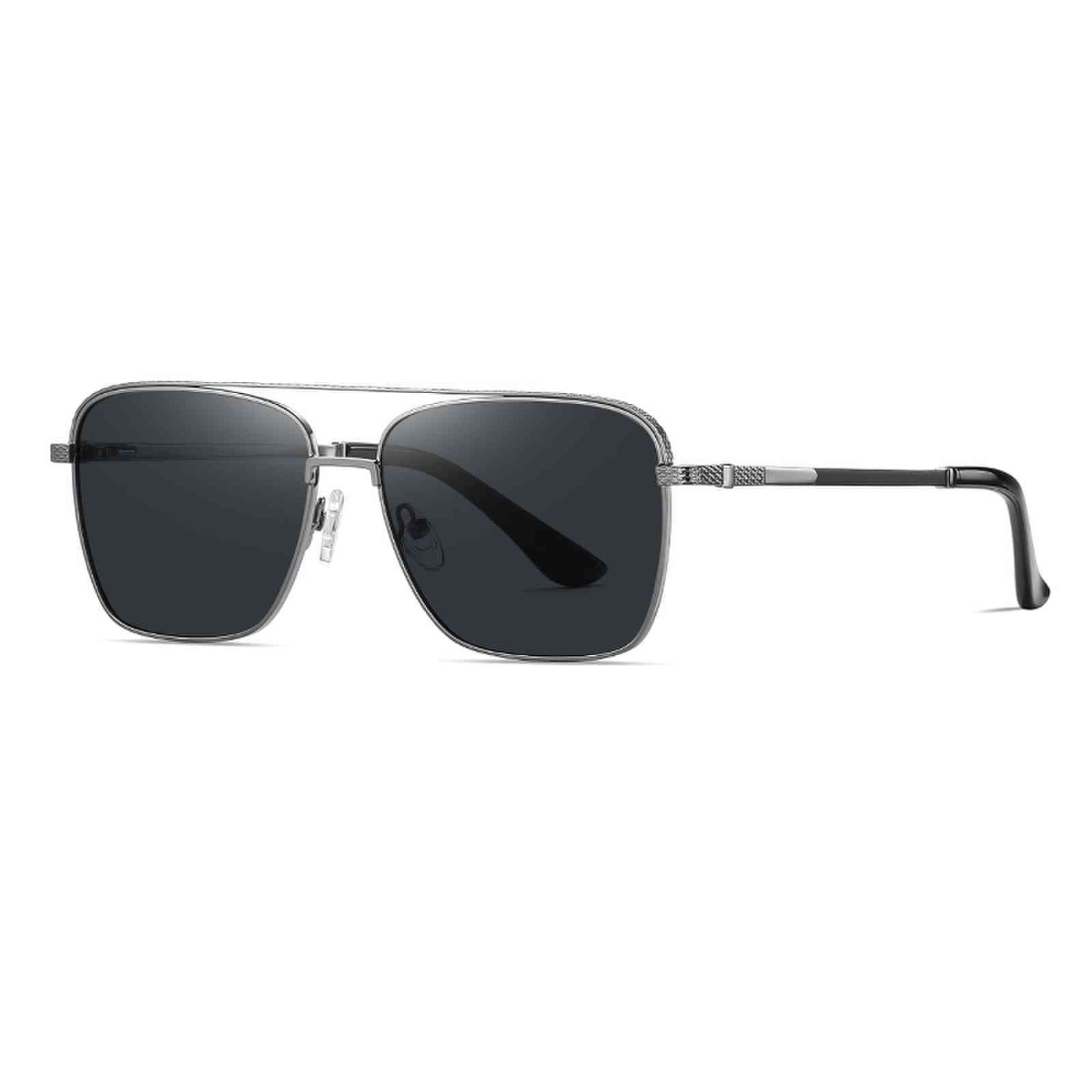 Metal Double Bridge Men's Sunglasses