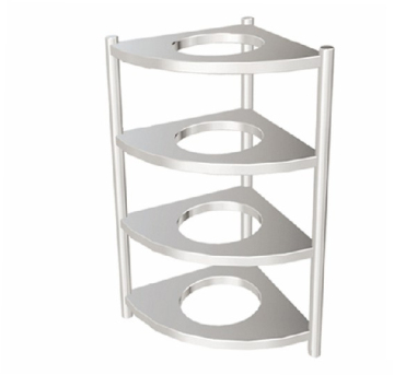 Stainless steel multi layer kitchen storage rack