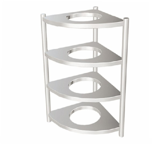 Thép không rỉ đa lớp nhà bếp lưu trữ rack