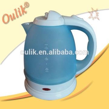 2014 Hot Sale light blue Food-grade Plastic Electric Kettle