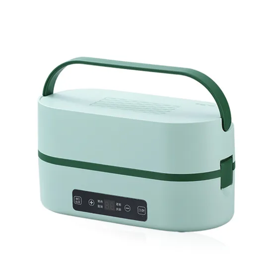 Portable Smart Steaming Rice Cooker and Bento Lunch Box with Electric Heater and Handle for Travel and Food Warmth