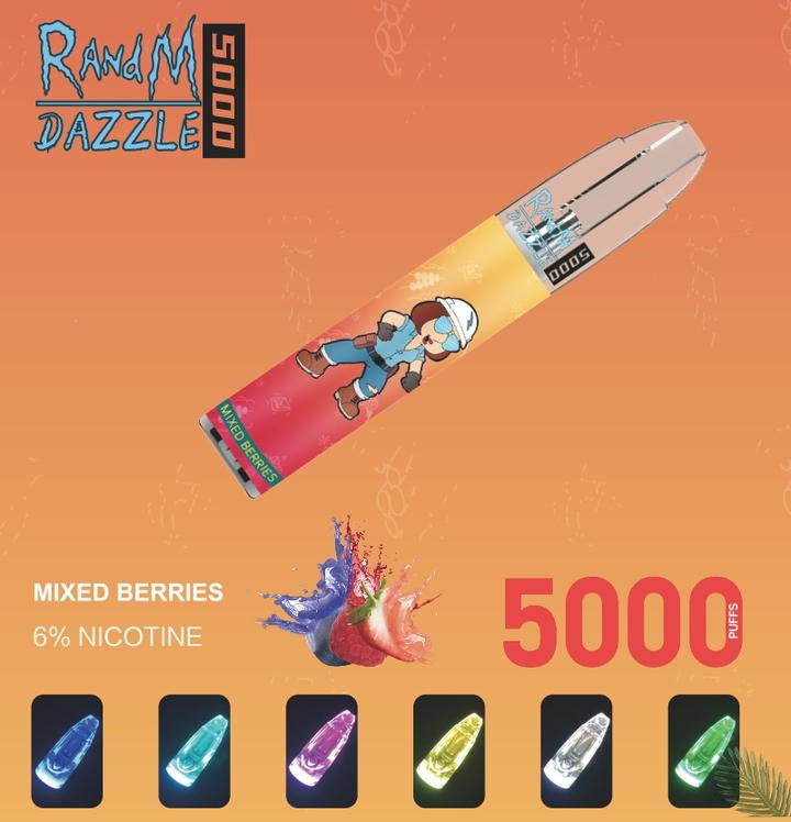 Randm Dazzle 5000 -Puffs Zigaretten