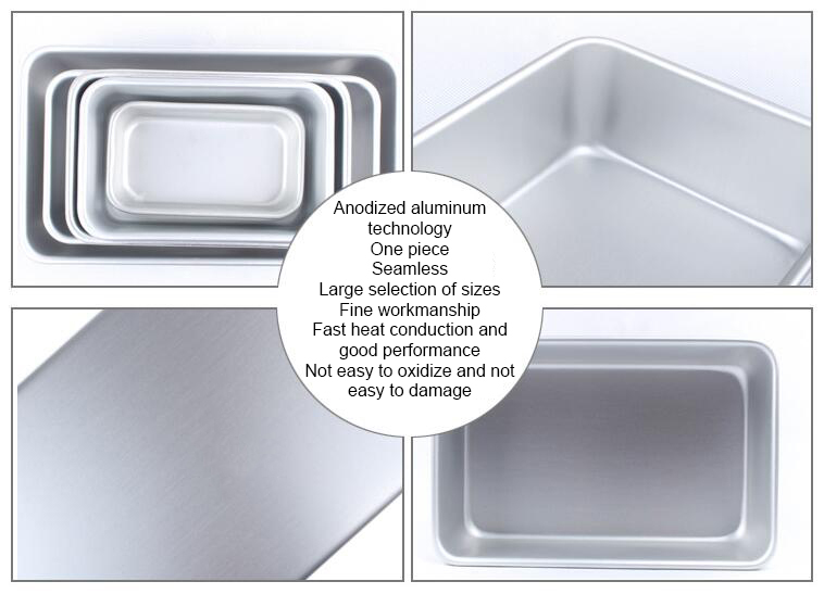 4'5'6'7'9'Aluminium Alloy Rectangular Cake Baking Pan (8)