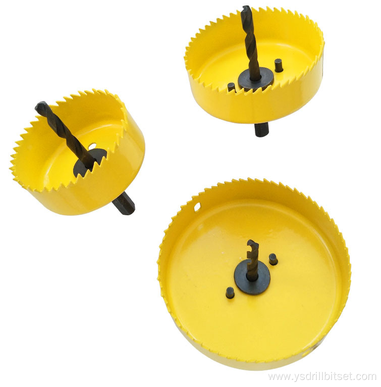 Downlight Carbon Steel Hole Saw Kit Wood