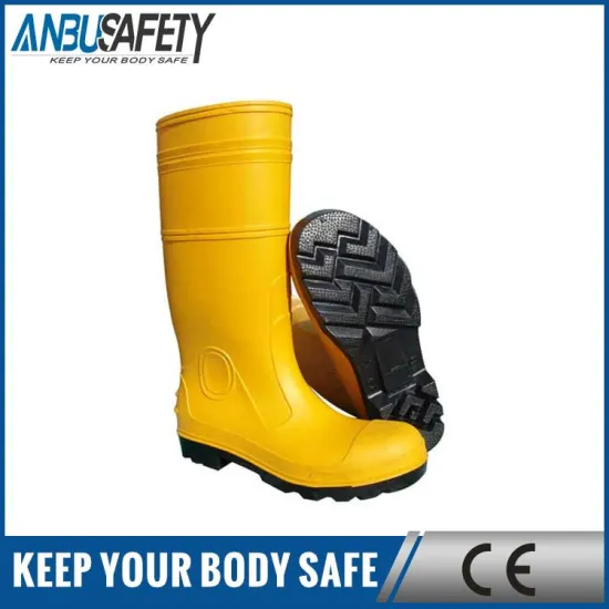 Anti-impact steel toe pvc custom wellington boots