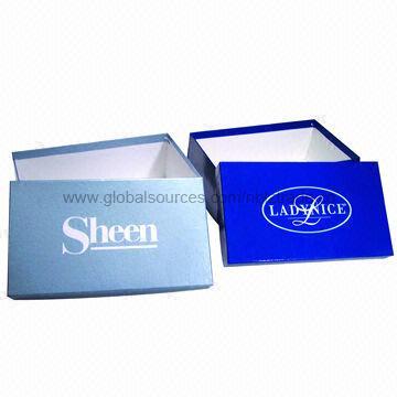 Customized paper packing shoes box with nice service, OEM orders are welcome