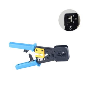 RJ45 Network Pass Through Crimping Tool for EZ Type RJ45 Connector