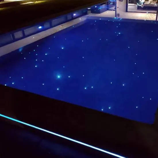 130W Star Sky Swimming Pool Light with 304 End Fittings - PMMA Multi-Stand Optic Fiber Outdoor Floor Decor