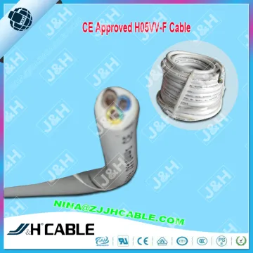 H05VV-F H05VV2-F Flexible Power Cable VDE & CE Approved
