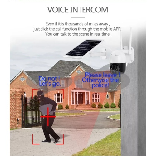 Security CCTV WiFi Outdoor 4G Solar Camera