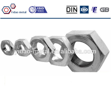 Fastener Standard Steel Hex Thin Lock Nut