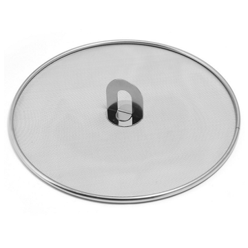 Fine Mesh Splatter Screen - Oil Guard for Frying Pan and Skillet Lid