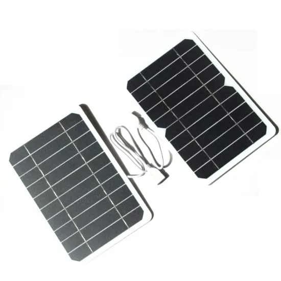 5W Solar Panel: Portable USB Power Charger for Camping, Hiking & Mobile Devices
