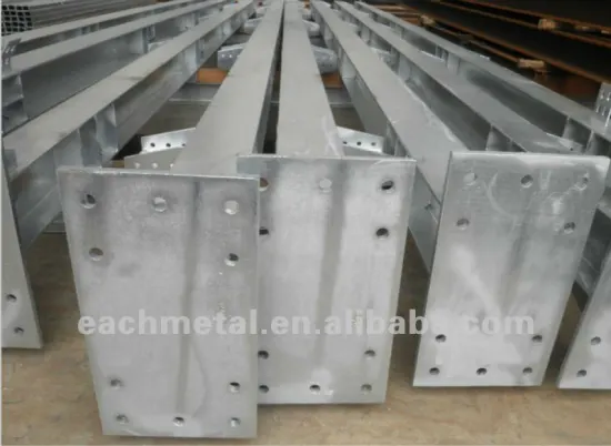 Hot sale high quality welding H steel structure frame for metal building materials