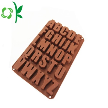 Silicone Alphabet fancy candy chocolate molds wholesale