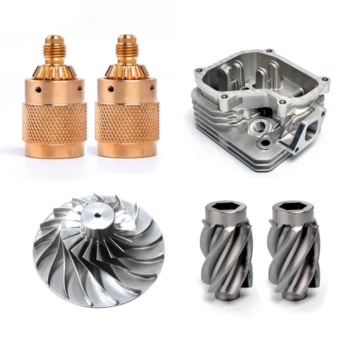 Small aluminum stainless steel CNC machined parts