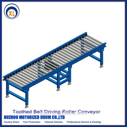 belt driving roller conveyor