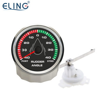 ELING 85mm Rudder Angle Indicator with Mating Sensor and 8-Color Backlight for Marine Vessels