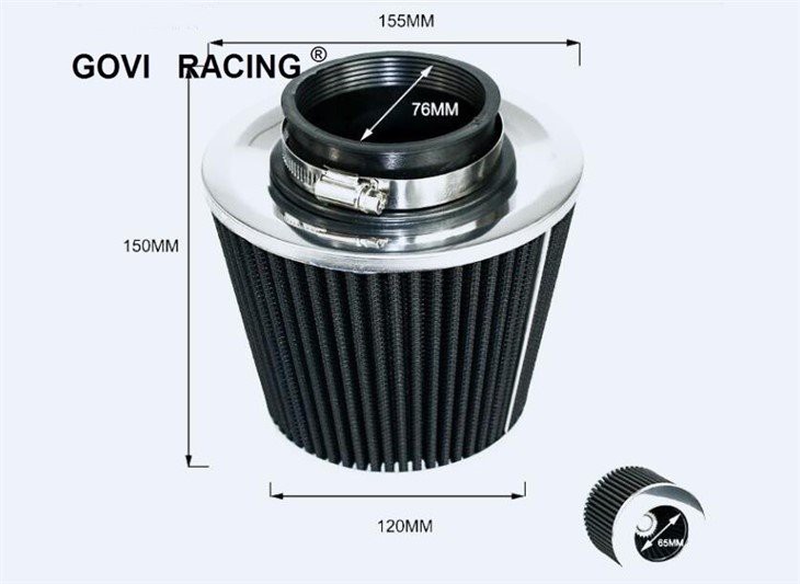 Red Inlet Cone Air Filter for Engine5