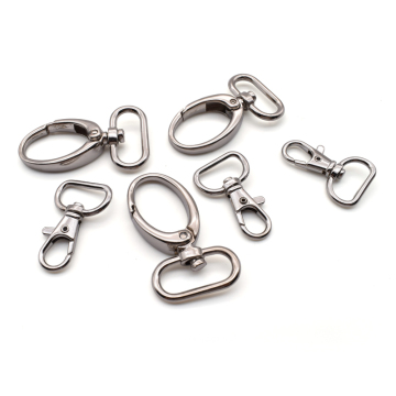 High-Quality Multi-Color Rotating Clip Buckle Bag Accessories for Alloy Manufacturing