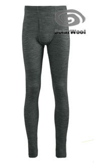Men's Knitted Merino Wool gray long Johns