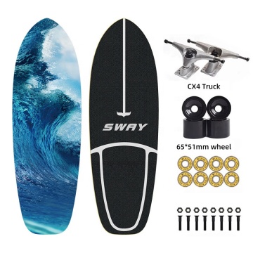 Custom 30 Inch Longboard Land Surf Skateboard - Dropshipping Amazon Best Seller In Stock