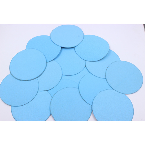 Disco de Velcro de Óxido Abrasivo Calcinado Azul