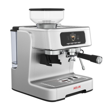 Smart Household Coffee Machine: Espresso Maker with Grinder for Cappuccino and Espresso
