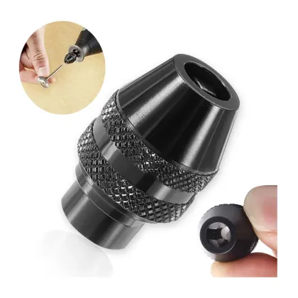 Universal 0.3-3.2mm Multi-Chuck Keyless Chuck Replacement for Rotary Tool Kits