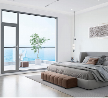 Preferential single swing door