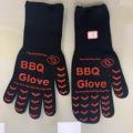 Guantes de silicona para hornear con protector de dedos Guantes para barbacoa