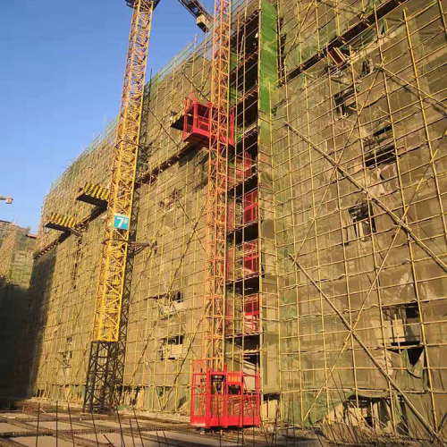 Lifting Equipment Electric Hoist Single Cage Building Materials Construction Elevator Factory