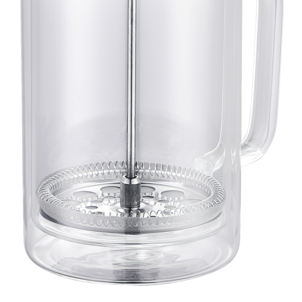 Heat Resistant Borosilicate Glass French Press