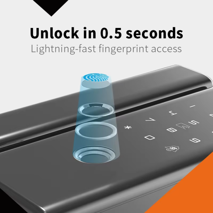 Smart Ttlock Electronic Glass Door Lock для офиса