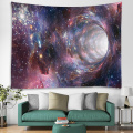 Starry Tapisserie Galaxy Tapisserie Nachthimmel Wandbehang Star Hole 3D-Druck Tapisserie Psychedelic Wandkunst für Wohnzimmer Bedro