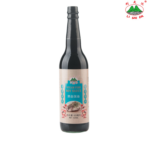 Buxarlanmış balıq soya sousu 625ml şüşə butulka