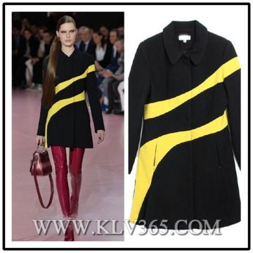European Style Designer Women Fashion Winter Wool Coat