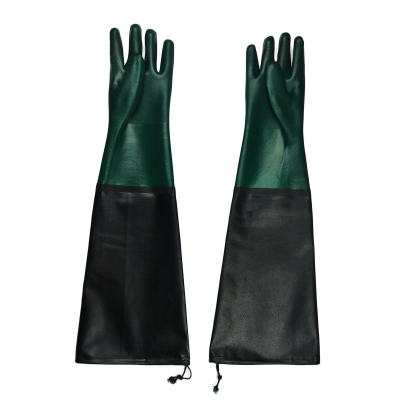 PVC Diapled Glove Armrack Cuffwith с материалом покрытого дождевым покрытием