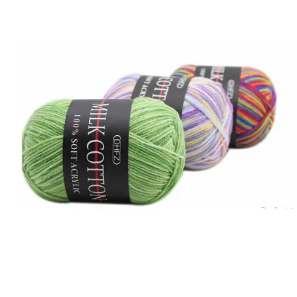 Factory Supplying thick knitting yarn thick cotton crochet yarn sweater yarn prices