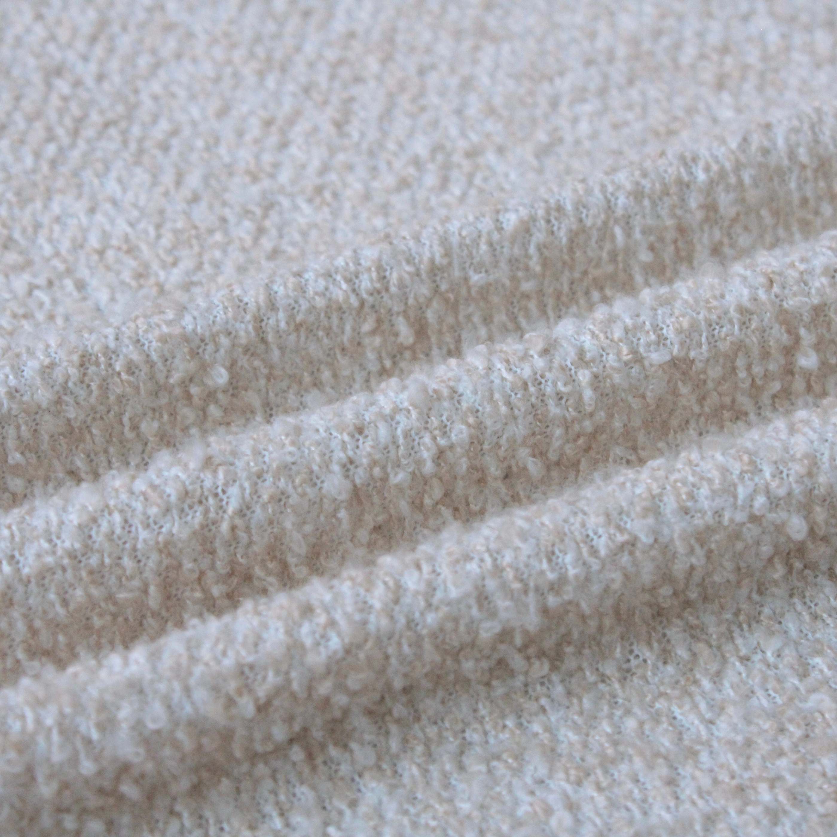 Brown Wool Knit Fabric