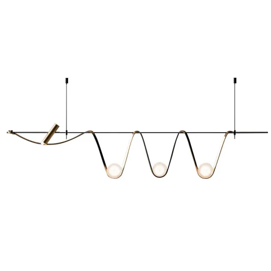 Post-Modern Designer LED Lighting: Island Dining Room, Living Rooms, Exhibition Halls, and Bars